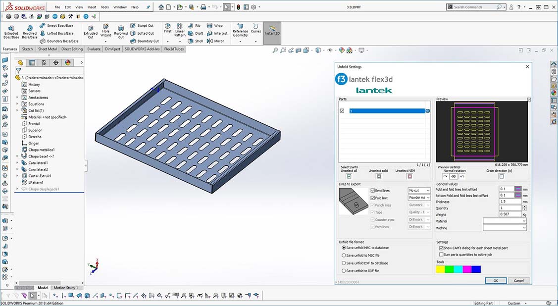 Flex3d_CADAddins_01_UnfoldingPart-EN