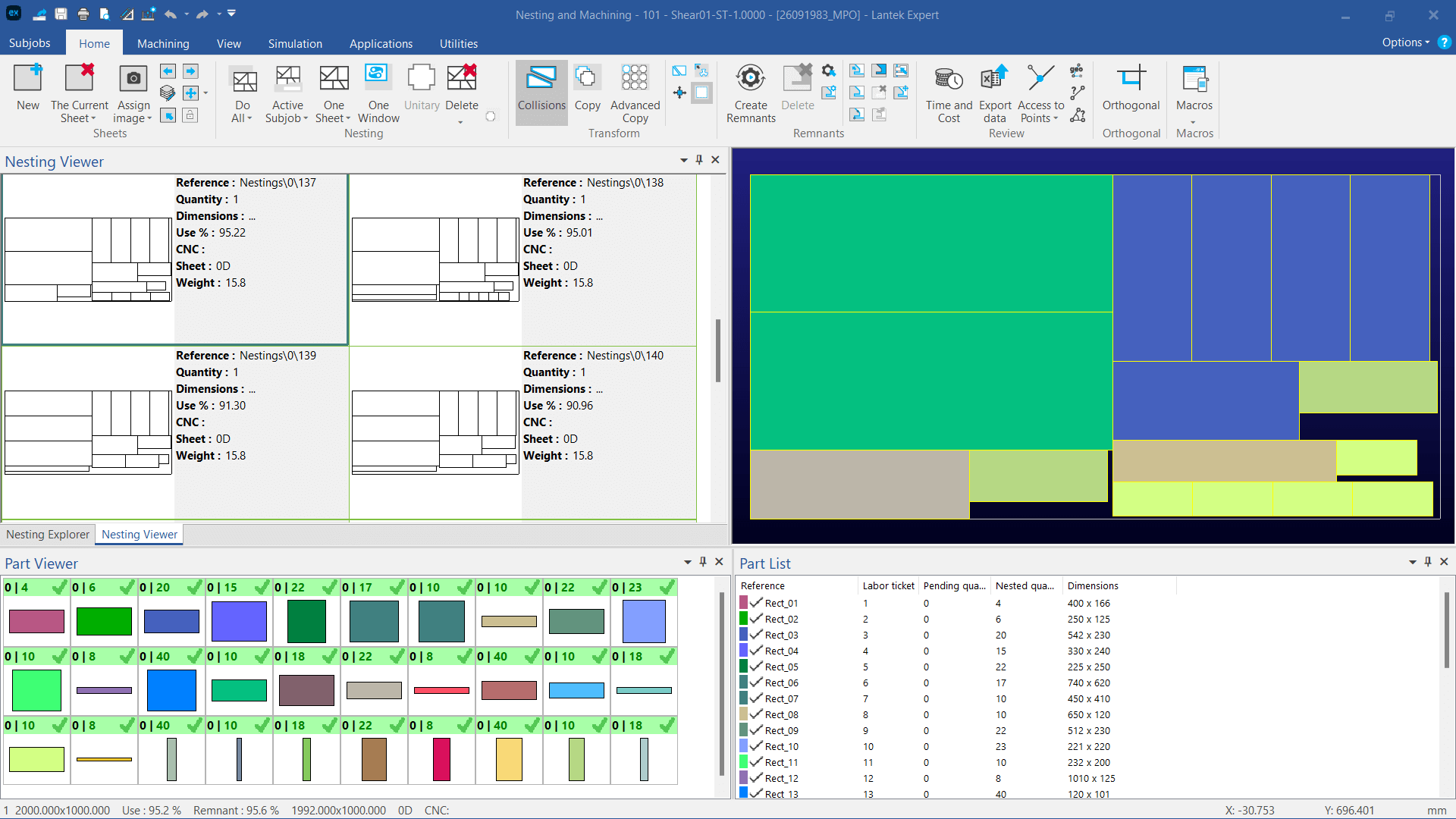 Multisheets_nesting_for_shearing_machines